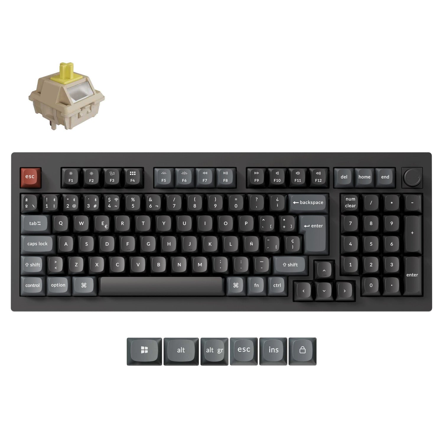 Keychron V5 Ultra 8K Wireless Custom Mechanical Keyboard ISO Layout Collection