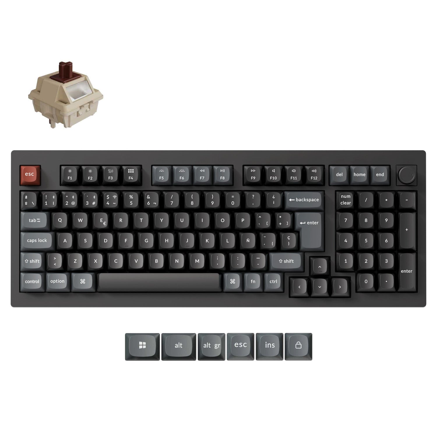 Keychron V5 Ultra 8K Wireless Custom Mechanical Keyboard ISO Layout Collection