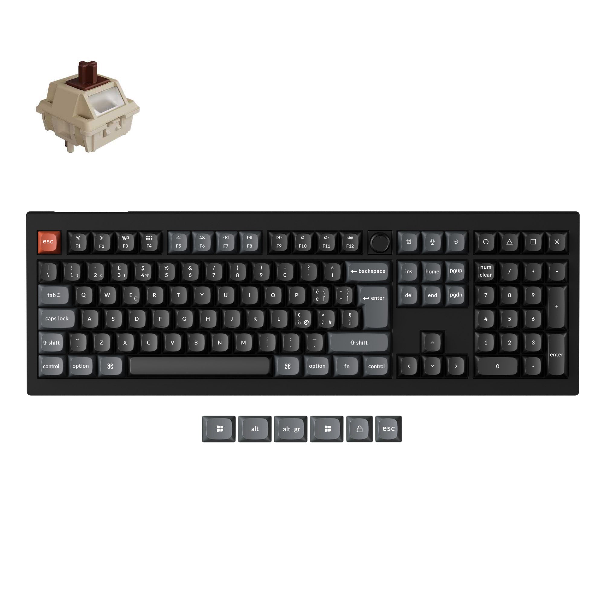 Keychron V6 Ultra 8K Wireless Custom Mechanical Keyboard ISO Layout Collection