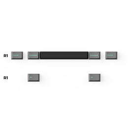 Cherry Profile Double - Shot PBT Full Set Keycaps - Hacker Mint