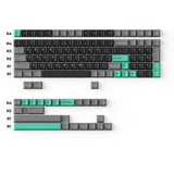 Cherry Profile Double - Shot PBT Full Set Keycaps - Hacker Mint