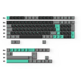 Cherry Profile Double - Shot PBT Full Set Keycaps - Hacker Mint