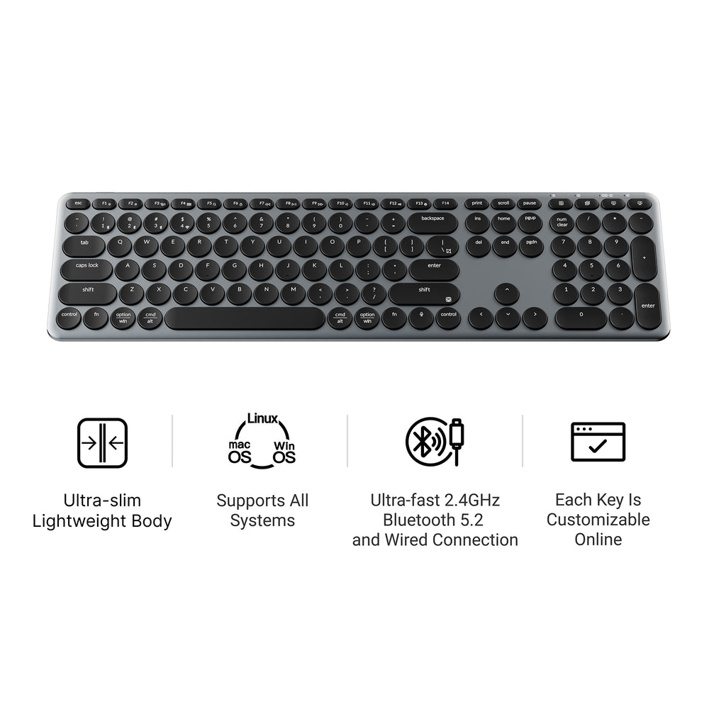 Keychron B5 Pro Ultra-Slim Wireless Keyboard (US ANSI Layout)
