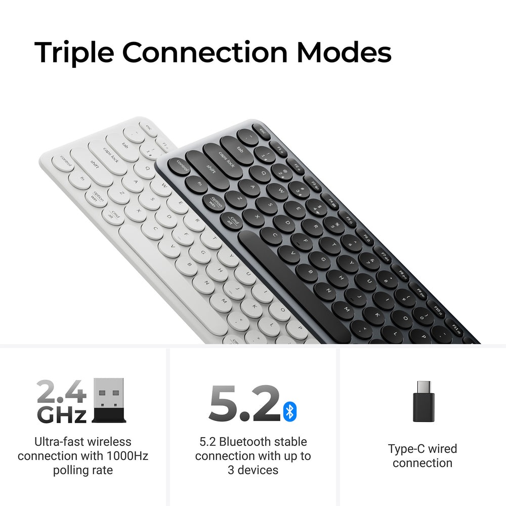 Keychron B5 Pro Ultra-Slim Wireless Keyboard (US ANSI Layout)