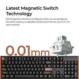 Keychron K10 HE Wireless Magnetic Switch Custom Keyboard (US ANSI Layout)