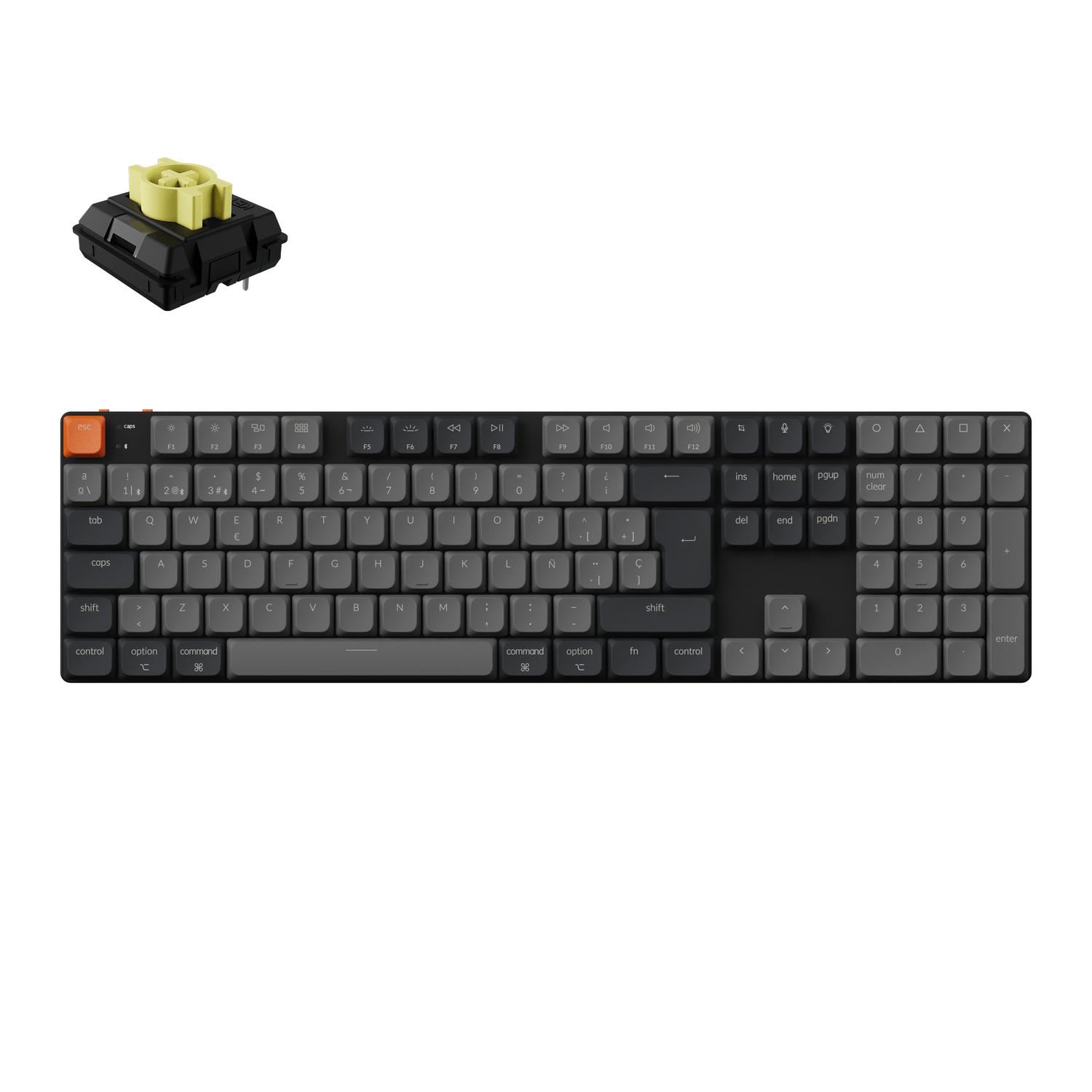 Keychron K5 QMK Wireless Mechanical Keyboard (ISO Layout) - Version 2