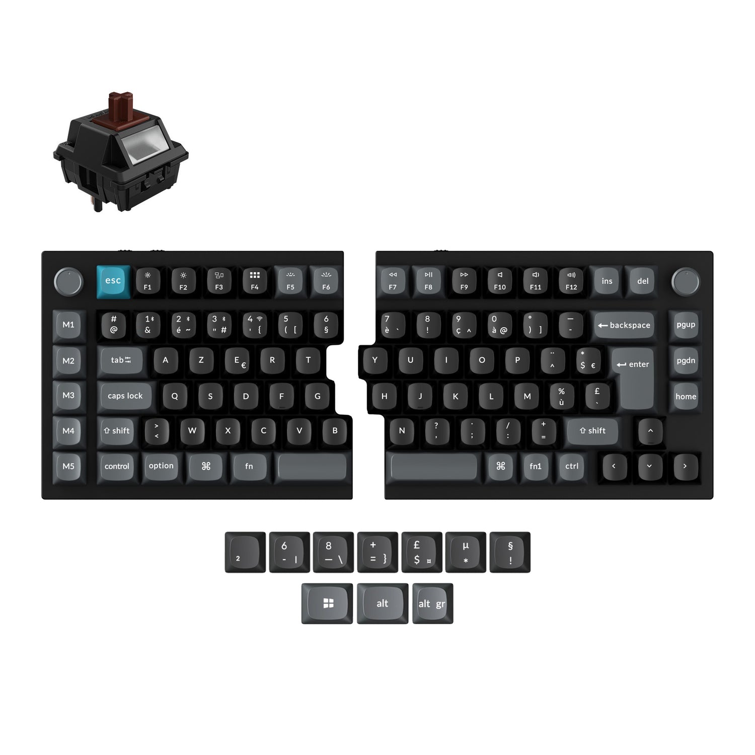 Keychron Q11 Ultra 8K Wireless Custom Mechanical Keyboard ISO Layout Collection