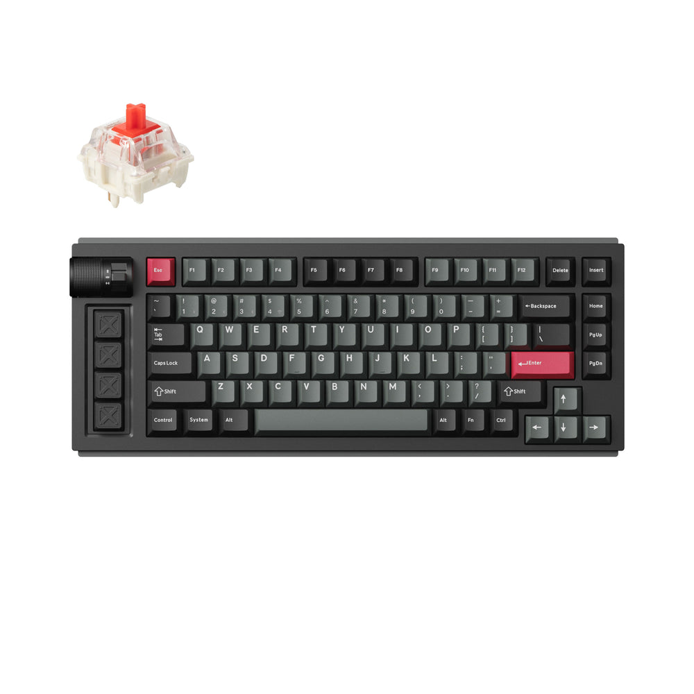 Lemokey L1 QMK/VIA Wireless Custom Gaming Keyboard (US ANSI Layout ...