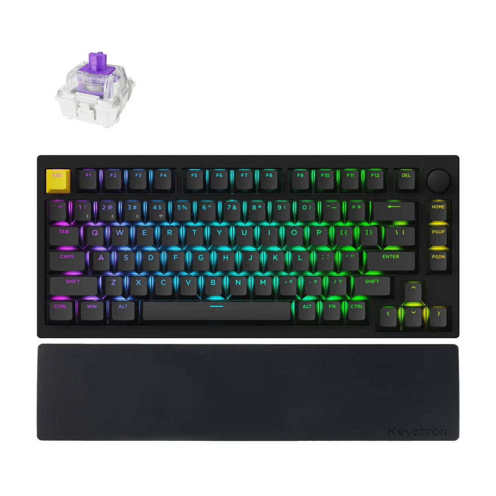 Combo:  Lemokey P1 HE QMK Wireless Custom Keyboard + Silicone Palm Rest