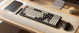 ISO Layout Profile Dye-Sub PBT Full Keycap Set - Black and White