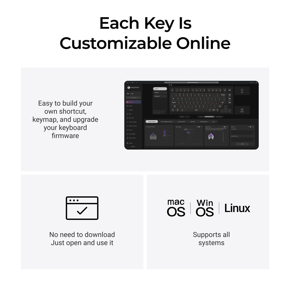 Keychron Q1 HE QMK Wireless Custom Keyboard - Copper Edition