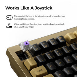 Keychron Q1 HE QMK Wireless Custom Keyboard - Copper Edition