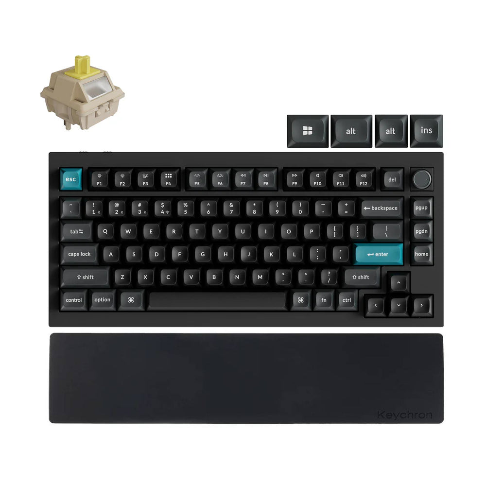 Combo: Keychron Q1 Ultra 8K Wireless Custom Keyboard + Silicone Palm Rest