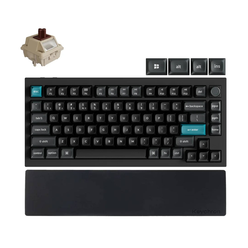 Combo: Keychron Q1 Ultra 8K Wireless Custom Keyboard + Silicone Palm Rest