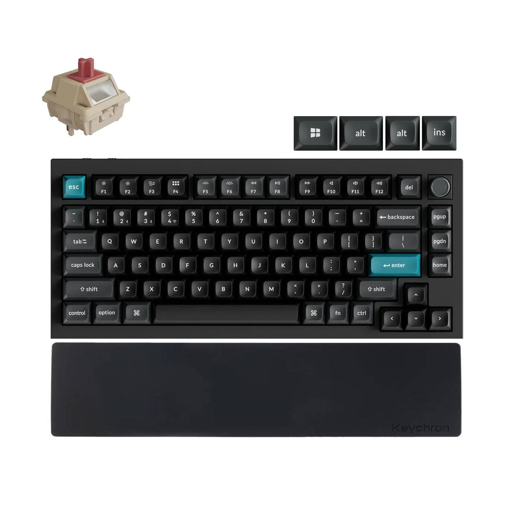 Combo: Keychron Q1 Ultra 8K Wireless Custom Keyboard + Silicone Palm Rest