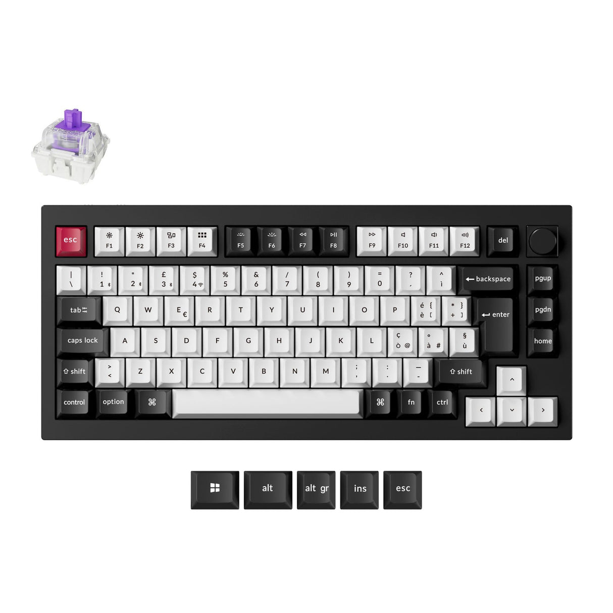 Keychron Q1 HE QMK Wireless Custom Keyboard ISO Layout Collection