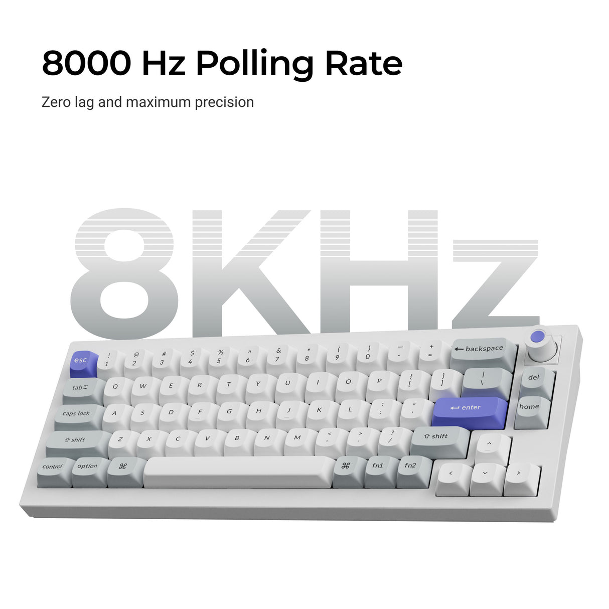 Keychron Q2 HE 8K Wired Magnetic Switch Keyboard (US ANSI Layout)