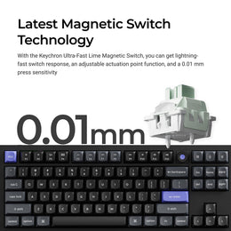 Keychron Q3 HE 8K Wired Magnetic Switch Keyboard (US ANSI Layout)
