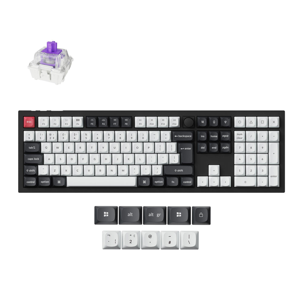 Keychron Q6 HE QMK Wireless Custom Keyboard ISO Layout Collection ...