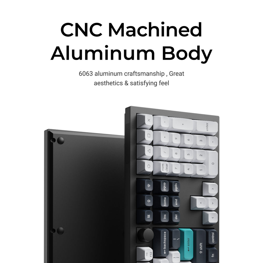 Combo: Keychron Q6 Max QMK Wireless Keyboard + Silicone Palm Rest