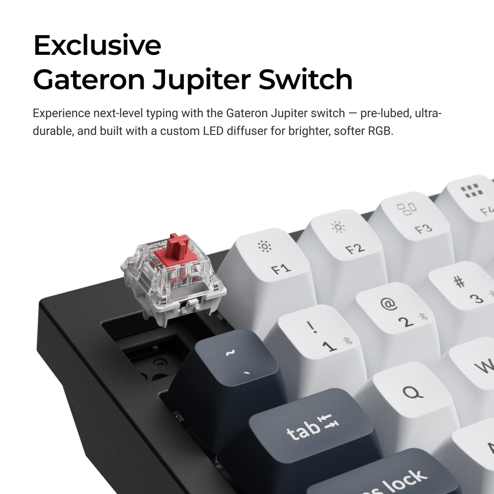 Combo: Keychron Q6 Max QMK Wireless Keyboard + Silicone Palm Rest