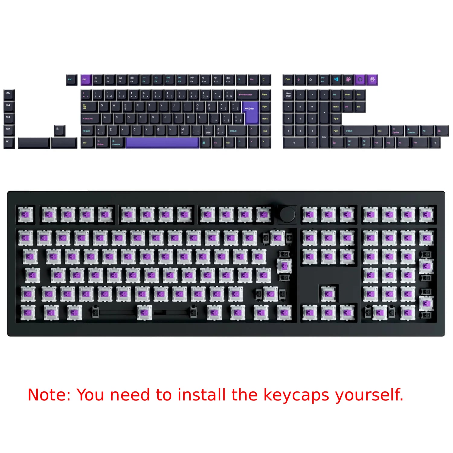 Keychron Q6 HE QMK Wireless Custom Keyboard ISO Layout Collection
