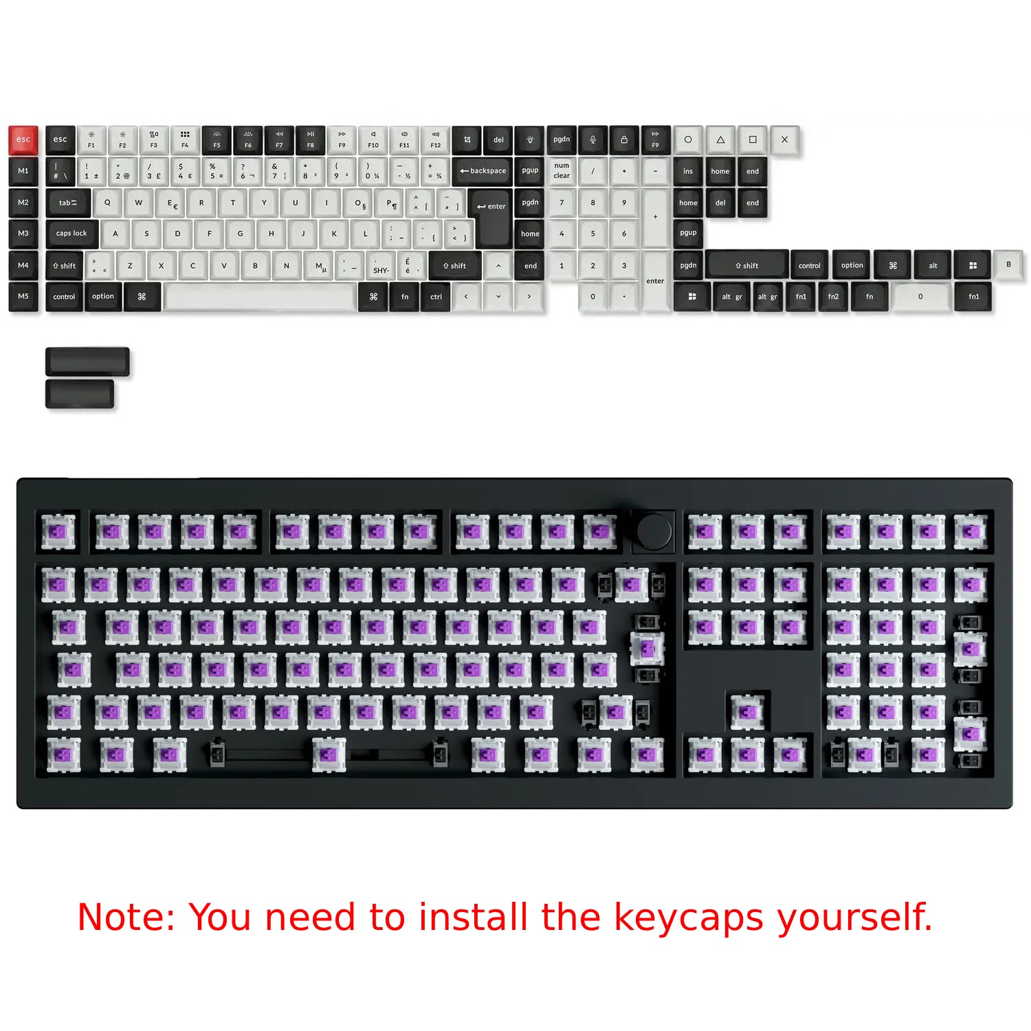 Keychron Q6 HE QMK Wireless Custom Keyboard ISO Layout Collection