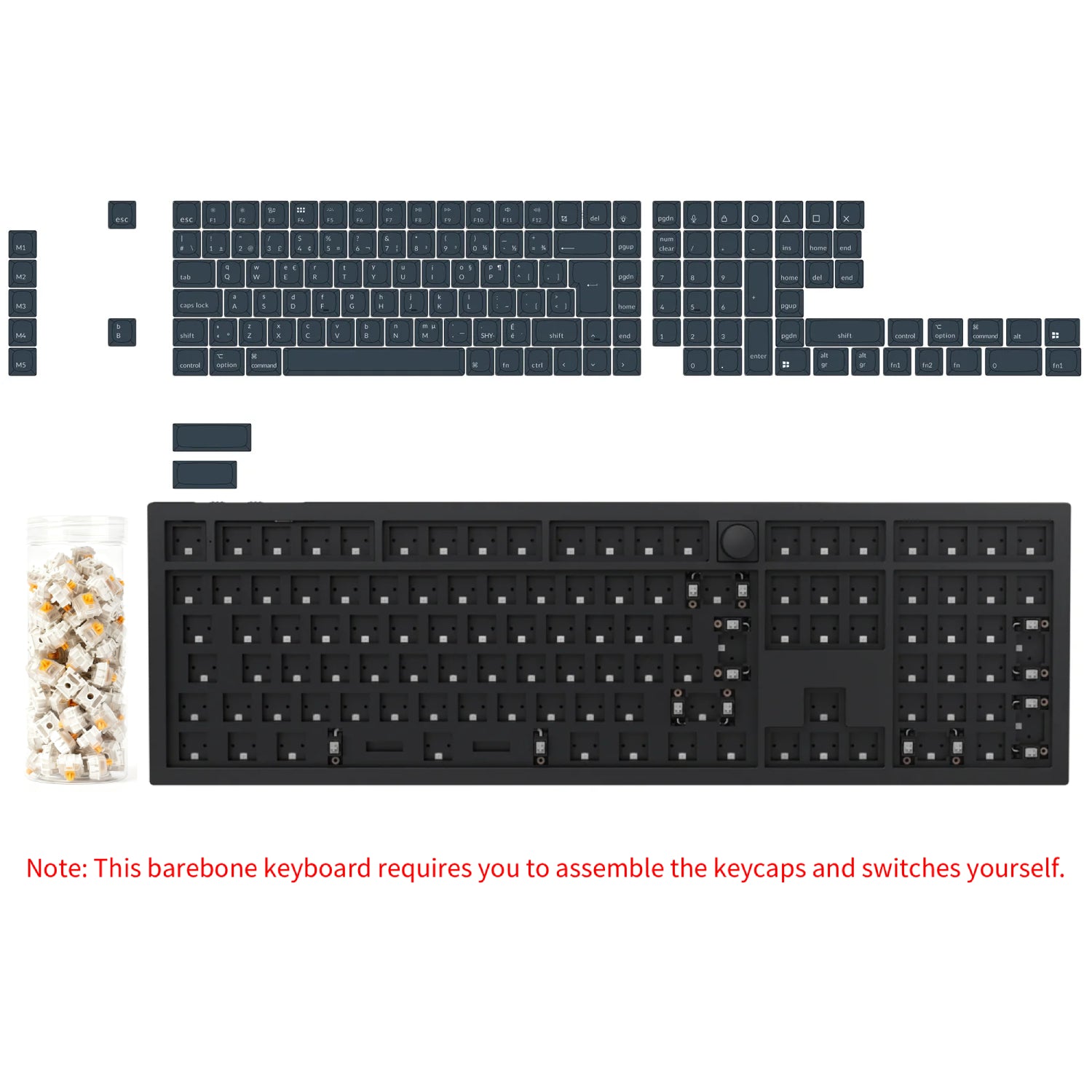 Keychron Q6 HE QMK Wireless Custom Keyboard ISO Layout Collection