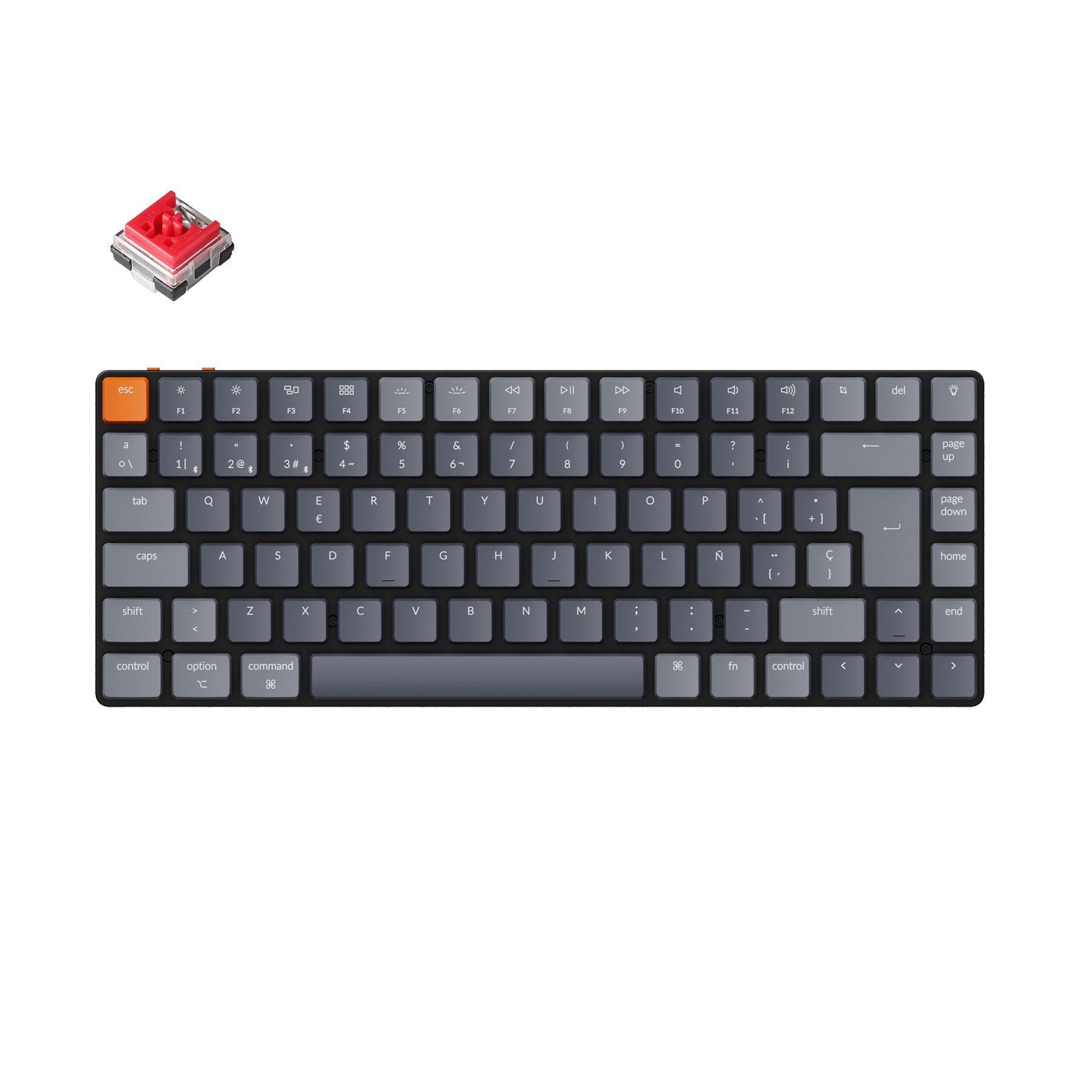 Keychron K3 Ultra-slim Wireless Mechanical Keyboard (Spanish ISO Layout) - Version 2