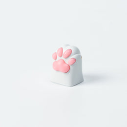 Silicone Kitty Paw Aluminum Alloy Artisan Keycap