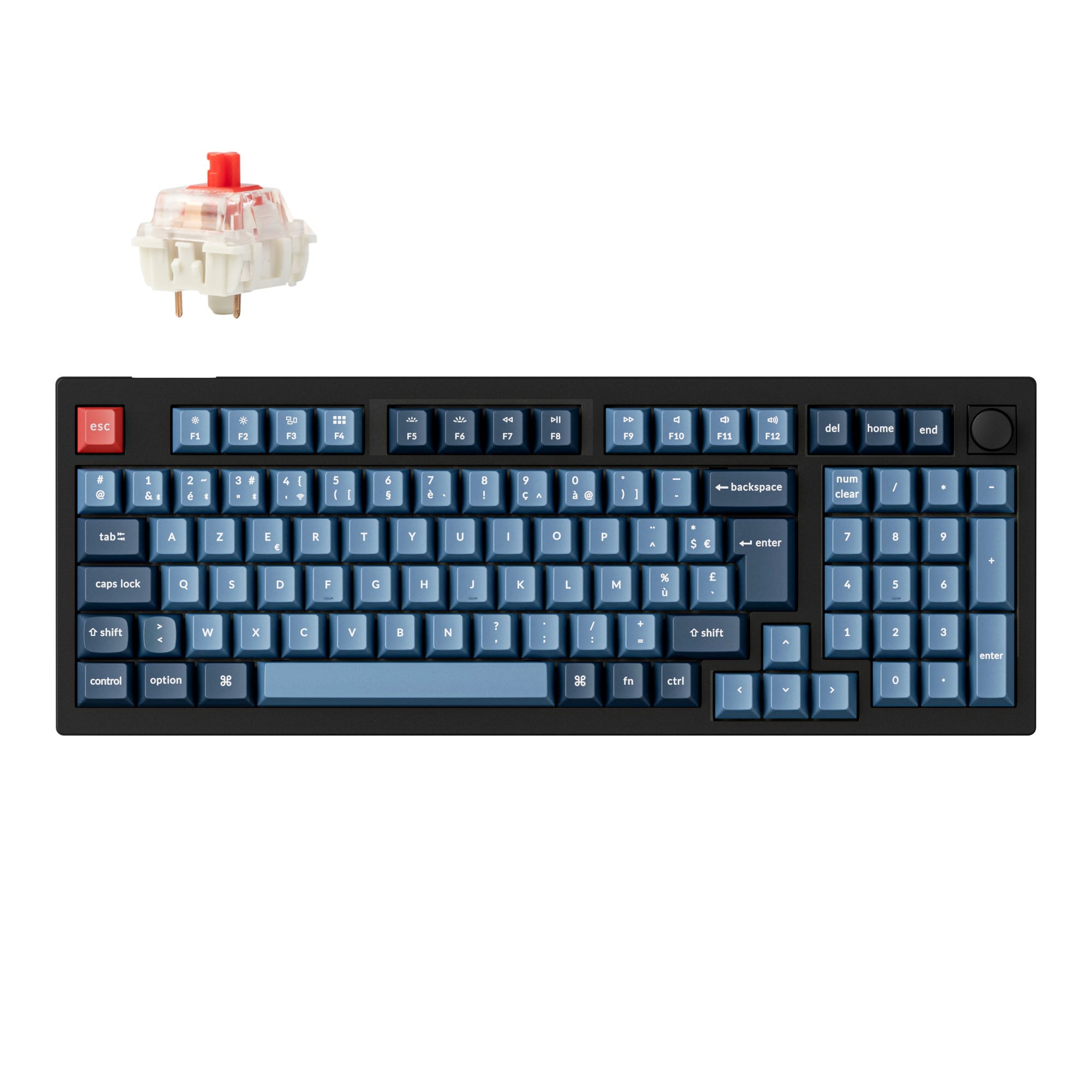 Keychron V5 Max QMK Wireless Custom Mechanical Keyboard ISO Layout Collection