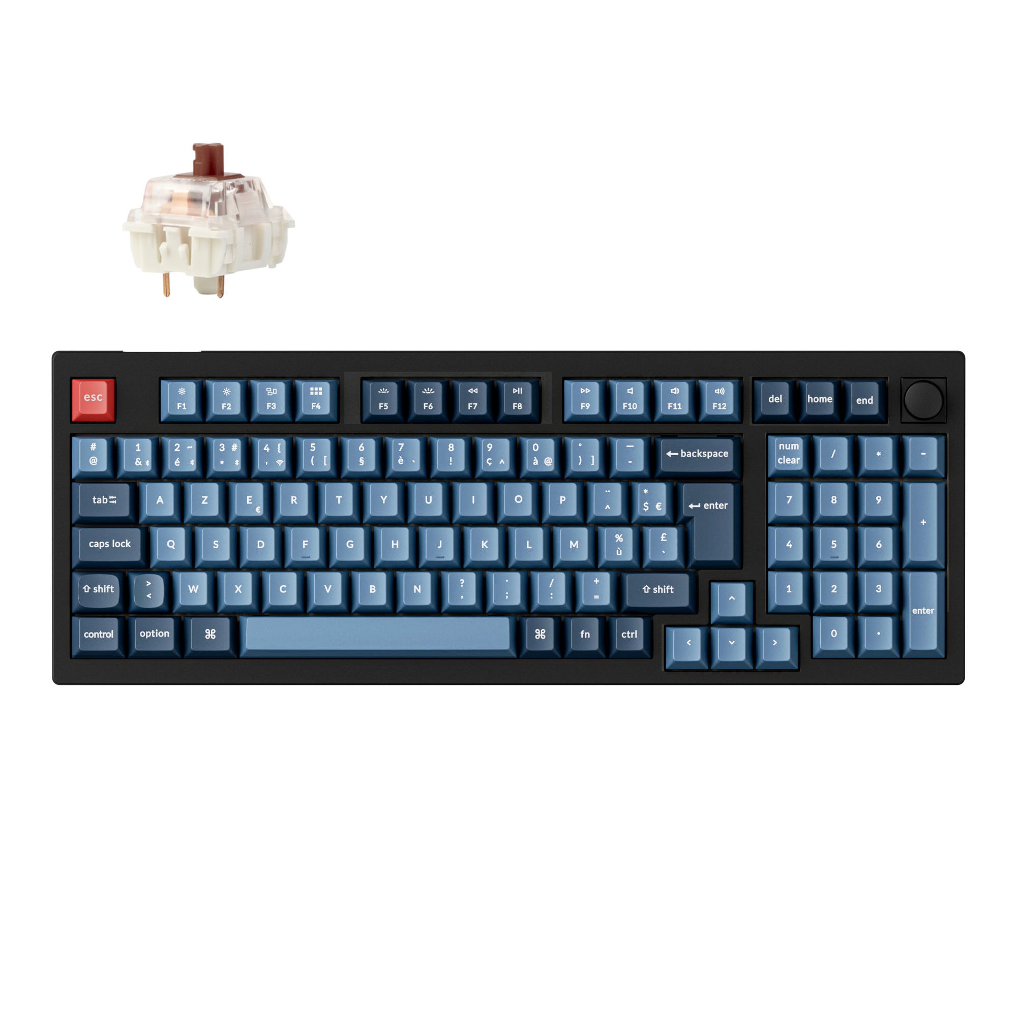 Keychron V5 Max QMK Wireless Custom Mechanical Keyboard ISO Layout Collection