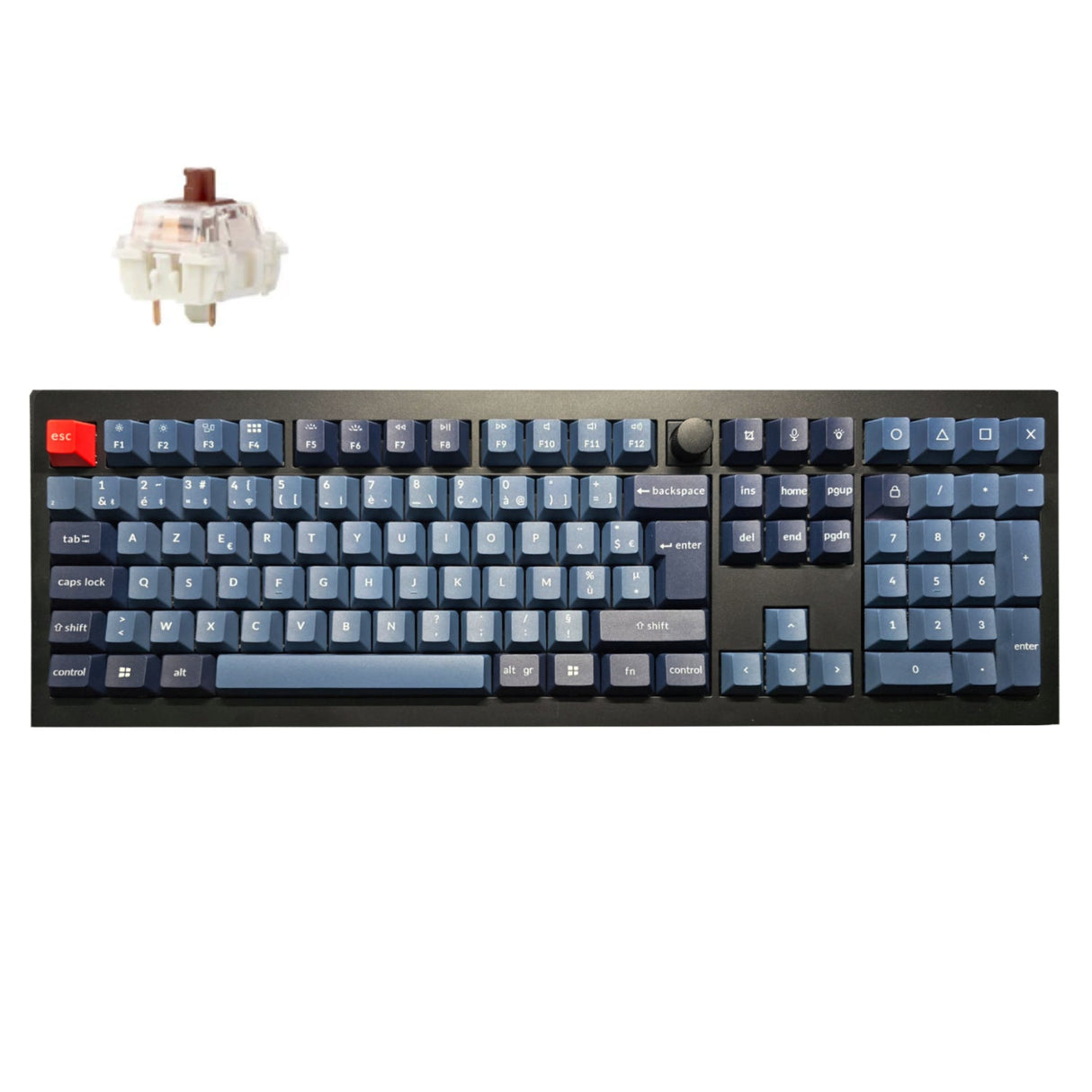Keychron V6 Max QMK Wireless Custom Mechanical Keyboard ISO Layout Collection