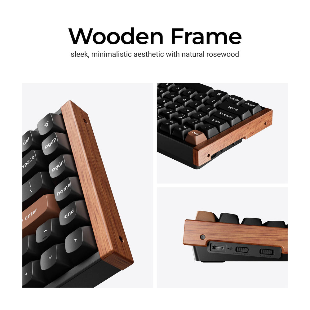Combo: Keychron K2 HE Wireless Custom Keyboard + Silicone Palm Rest