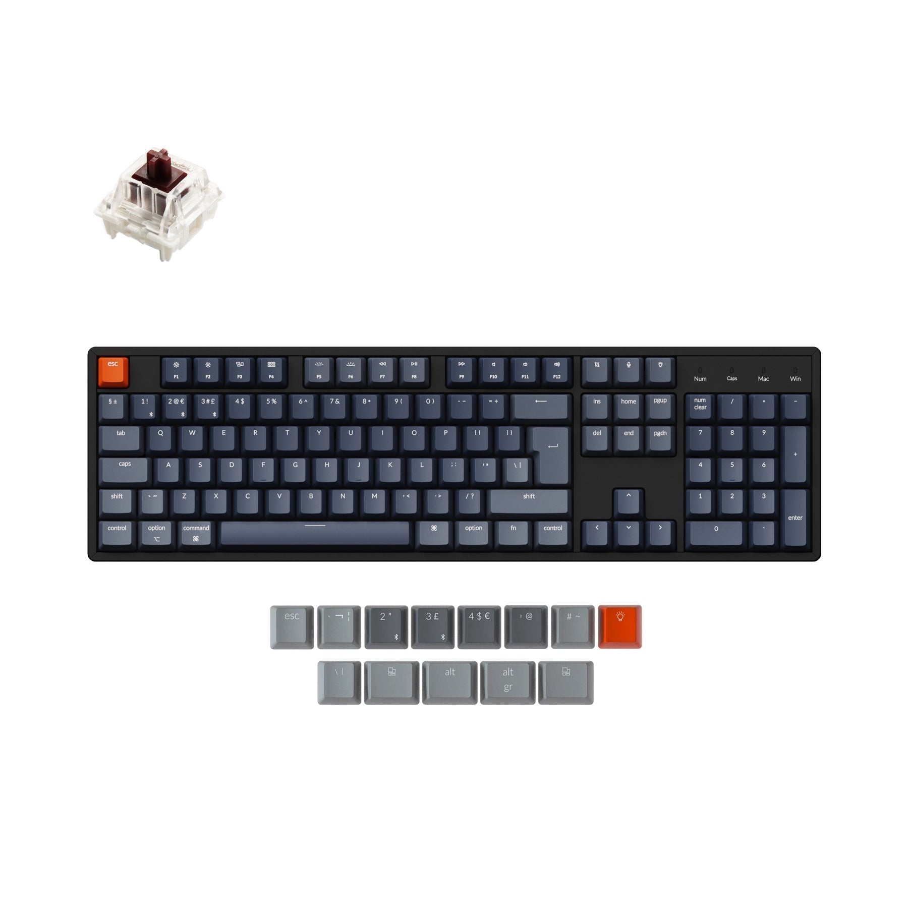 Keychron K10 Wireless Mechanical Keyboard (UK ISO Layout)