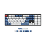 ISO ANSI OEM Dye Sub PBT Keycap Set Blue Color French Layout For Q3 Q4 Q6 K8 Keyboard 