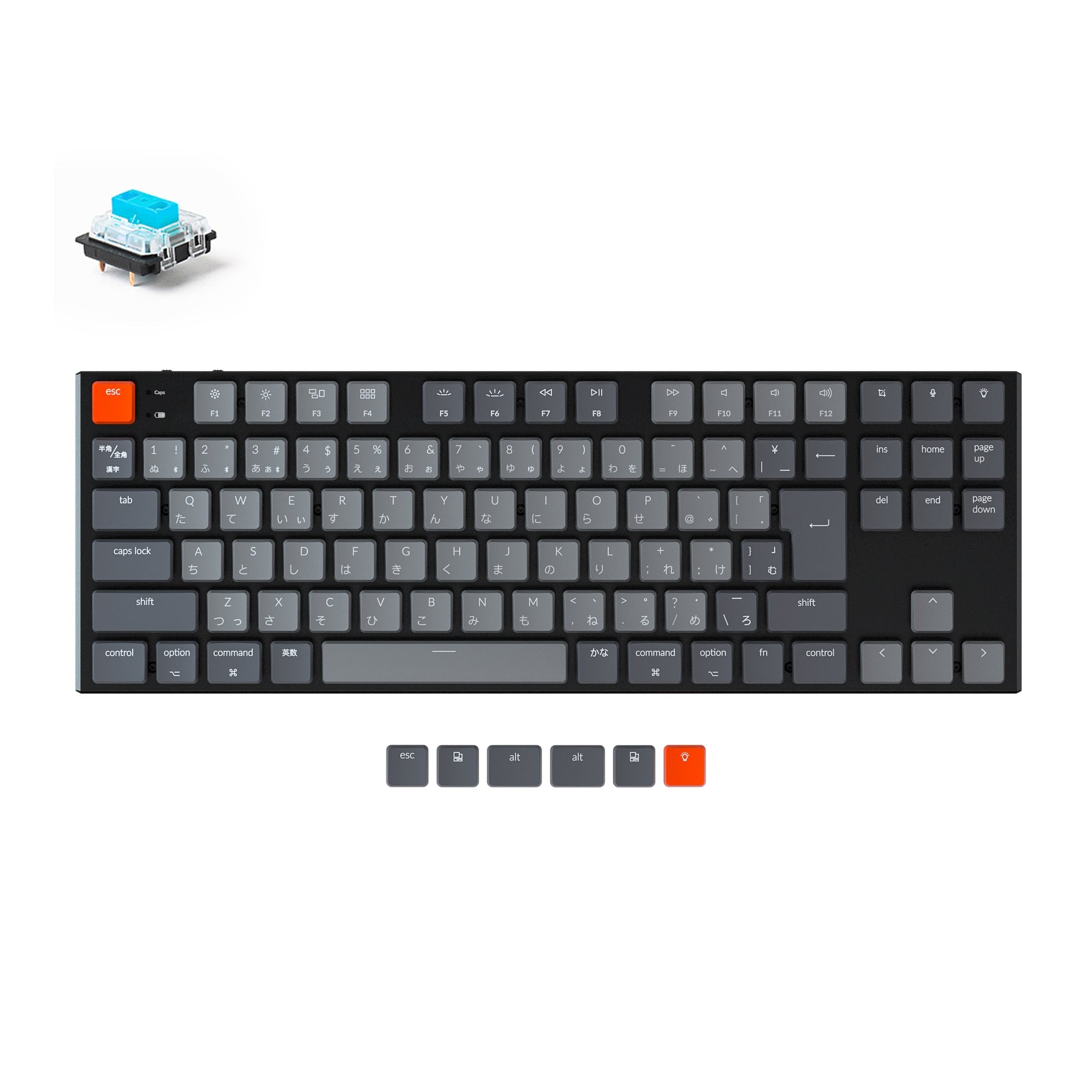 Keychron K1 Wireless Mechanical Keyboard (Japan JIS Layout) - Version 4