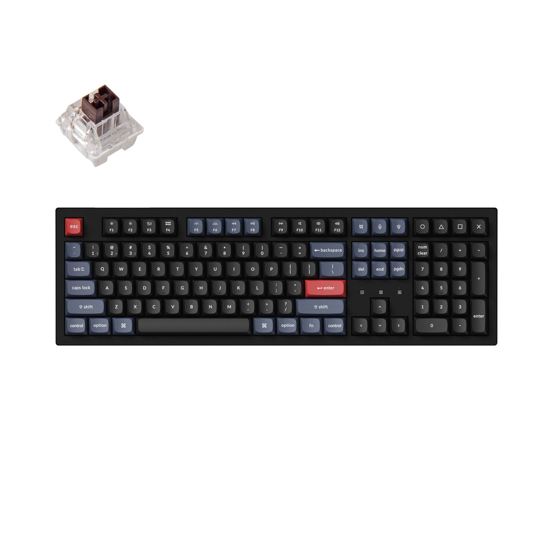 Keychron K10 Pro QMK/VIA Wireless Mechanical Keyboard(US ANSI Layout)