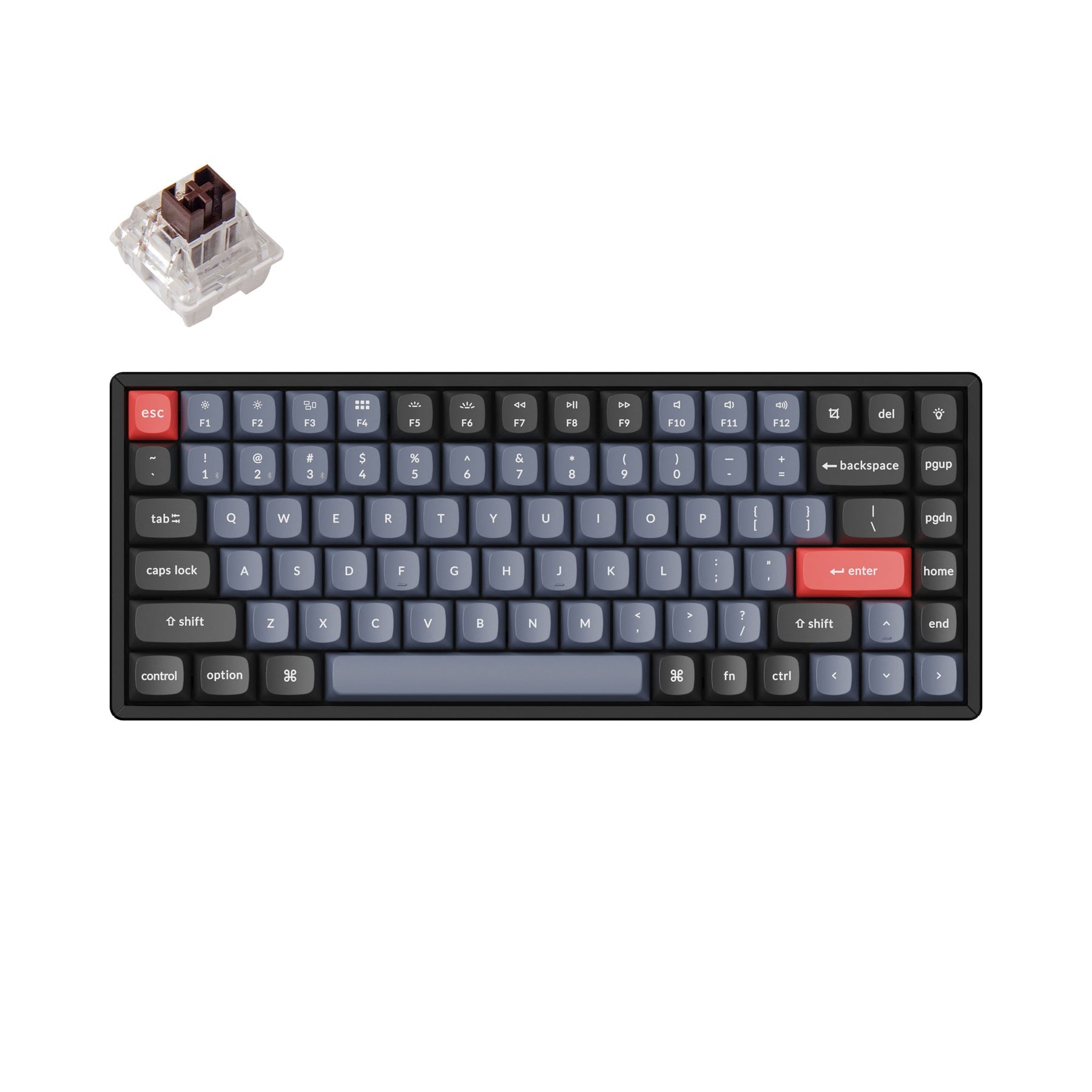 Keychron K2 Pro QMK/VIA Wireless Mechanical Keyboard (US ANSI Layout)