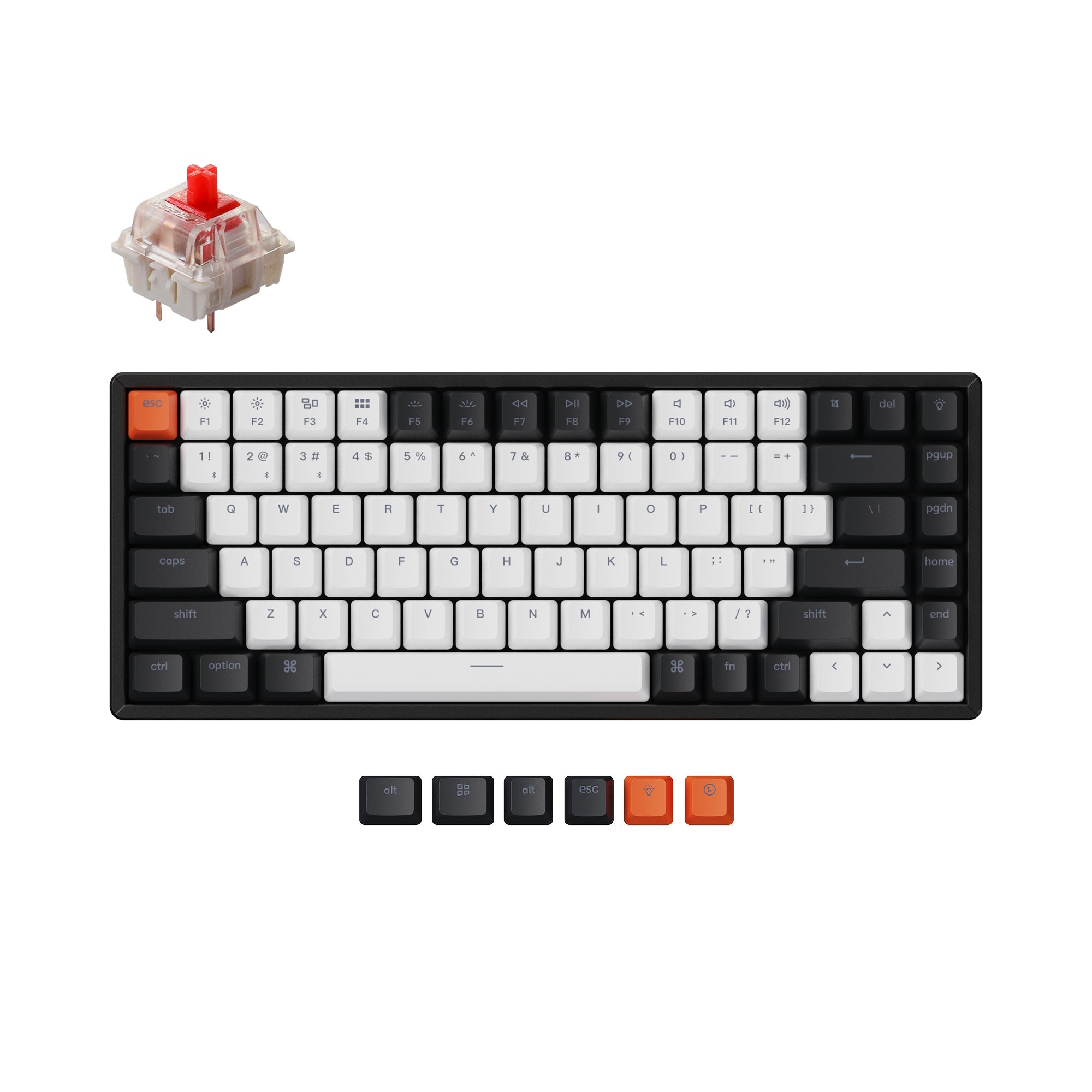 Black Transparent OSA Full Set Keycap Set – Keychron Canada