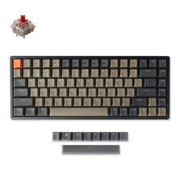 Keychron K2 version 2 wireless mechanical keyboard mac windows iOS android with PBT keycaps Gateron switch red