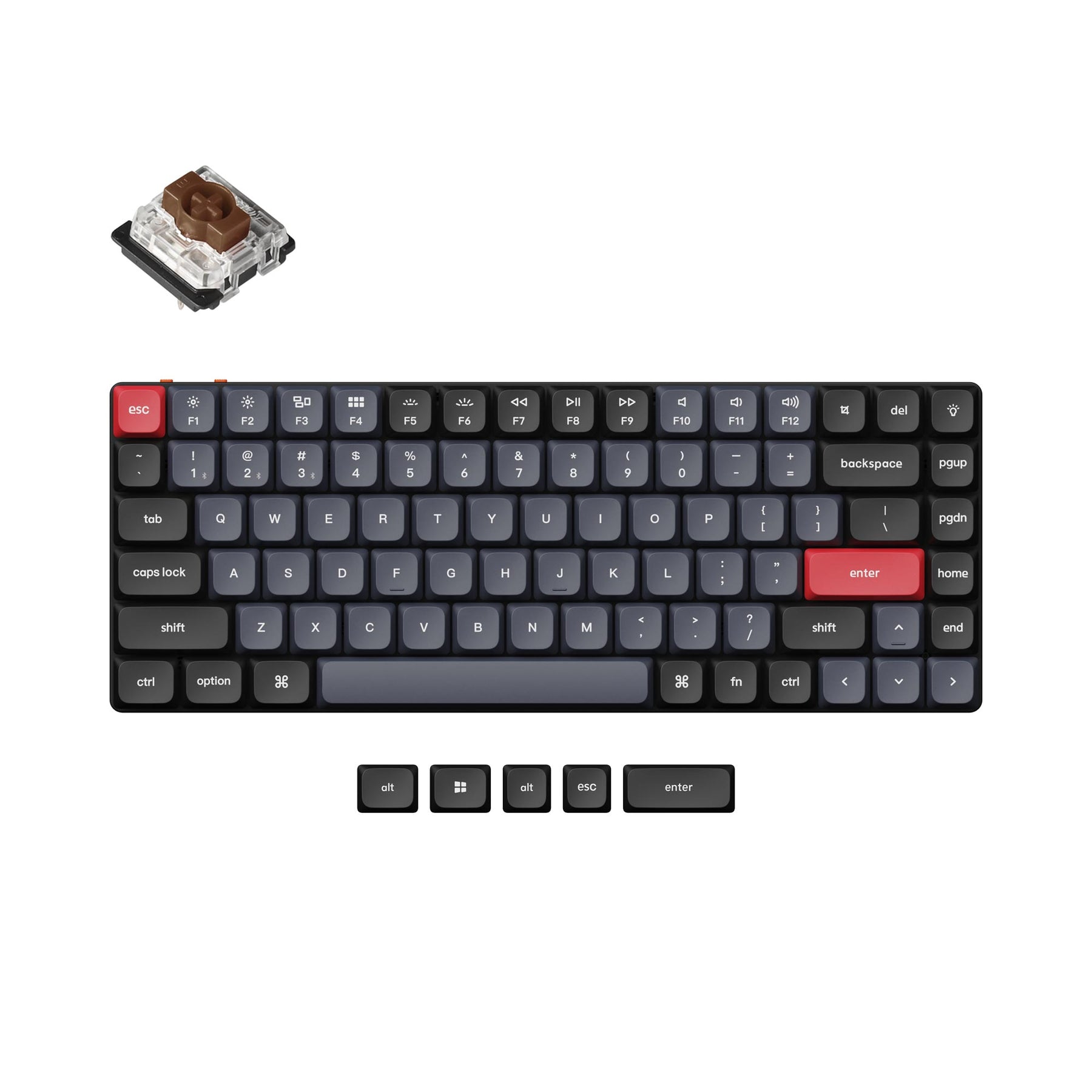 Keychron K3 Pro QMK/VIA Wireless Custom Mechanical Keyboard (US ANSI Layout)