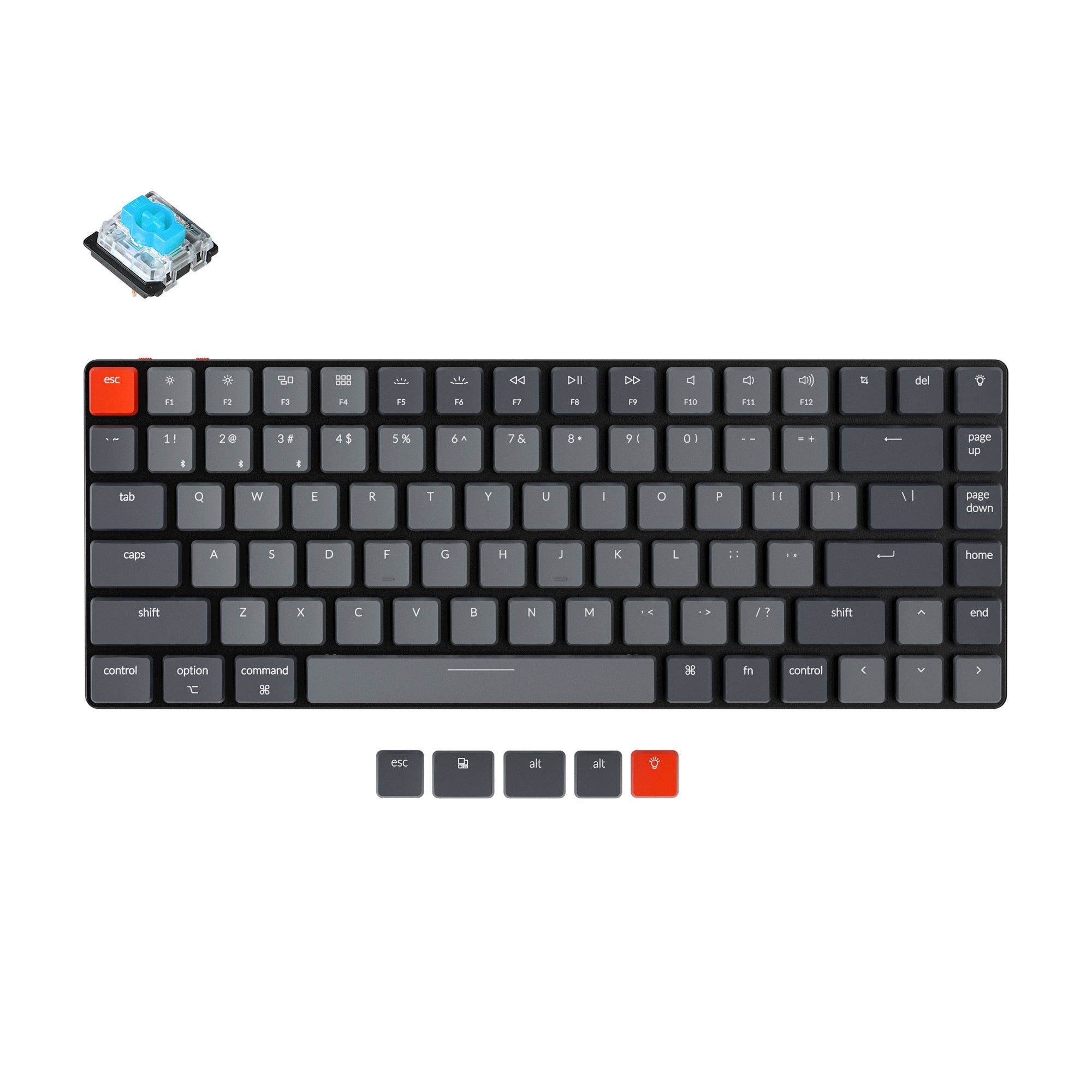 Keychron K3 Ultra-slim Wireless Mechanical Keyboard (Version 2)（US ANSI  Layout）