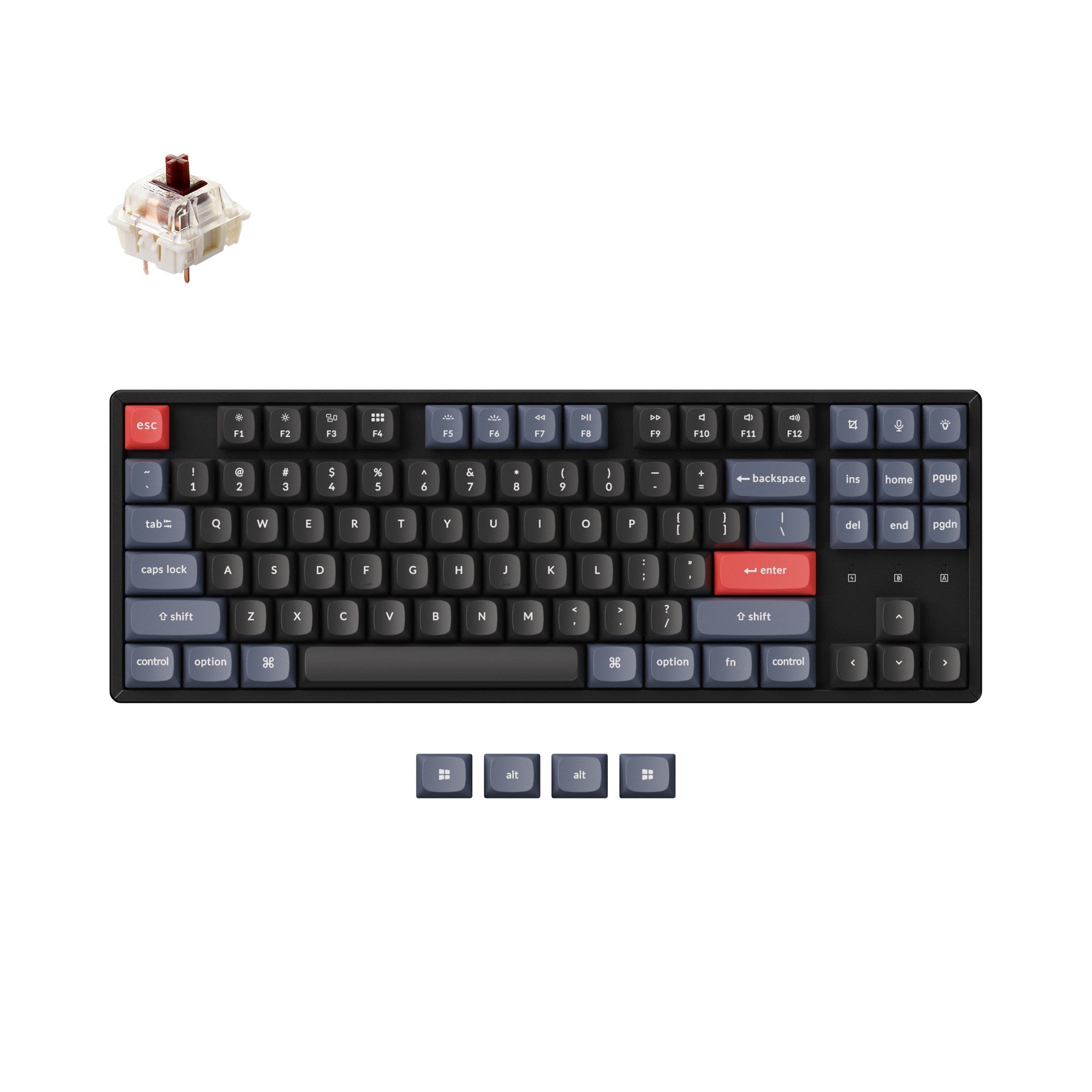 Keychron K8 Pro QMK/VIA Wireless Mechanical Keyboard（US ANSI Layout）