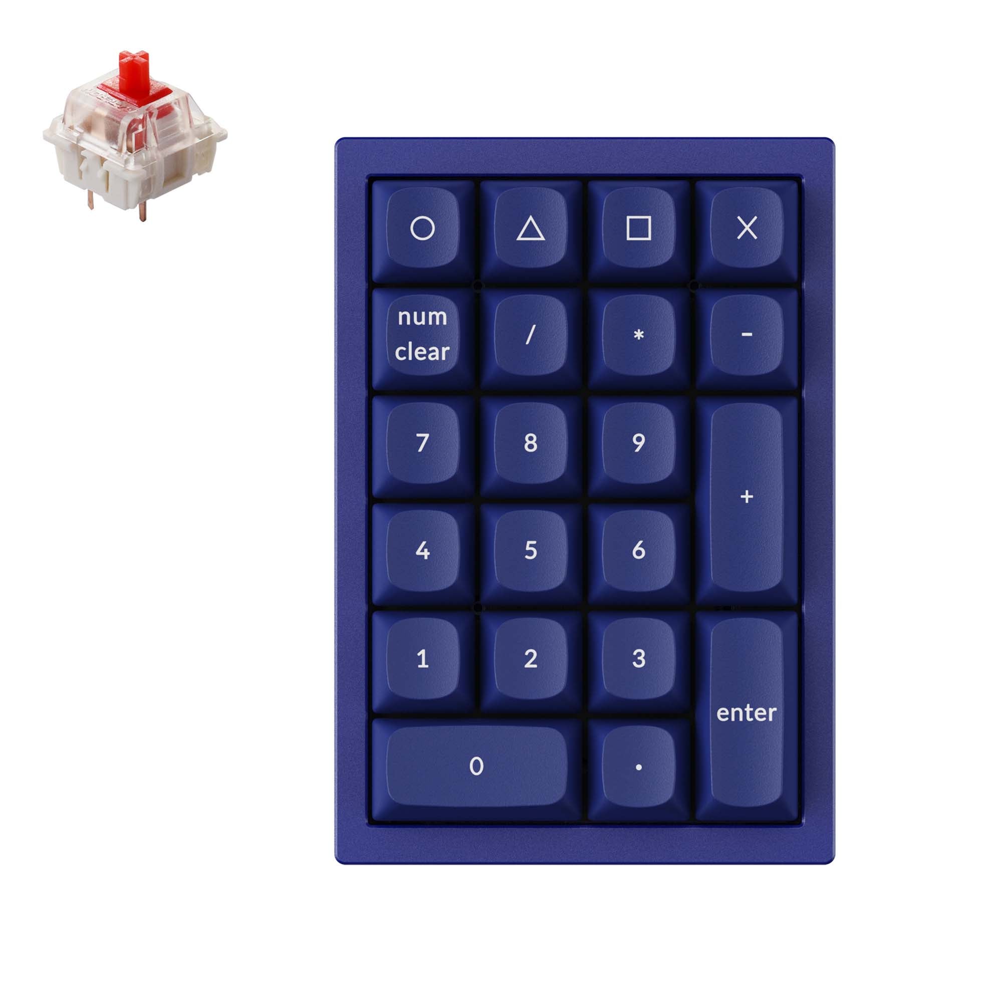 Keychron-Q0-custom-number-pad-blue-red