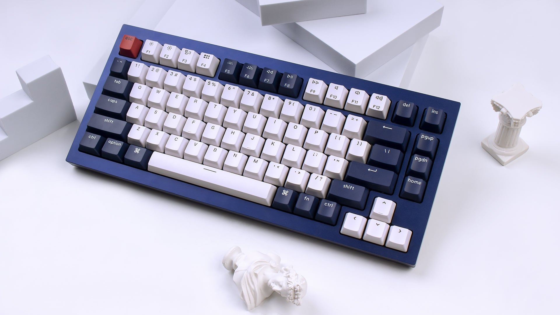 Keychron Q1 QMK/VIA Custom Mechanical Keyboard - Blue