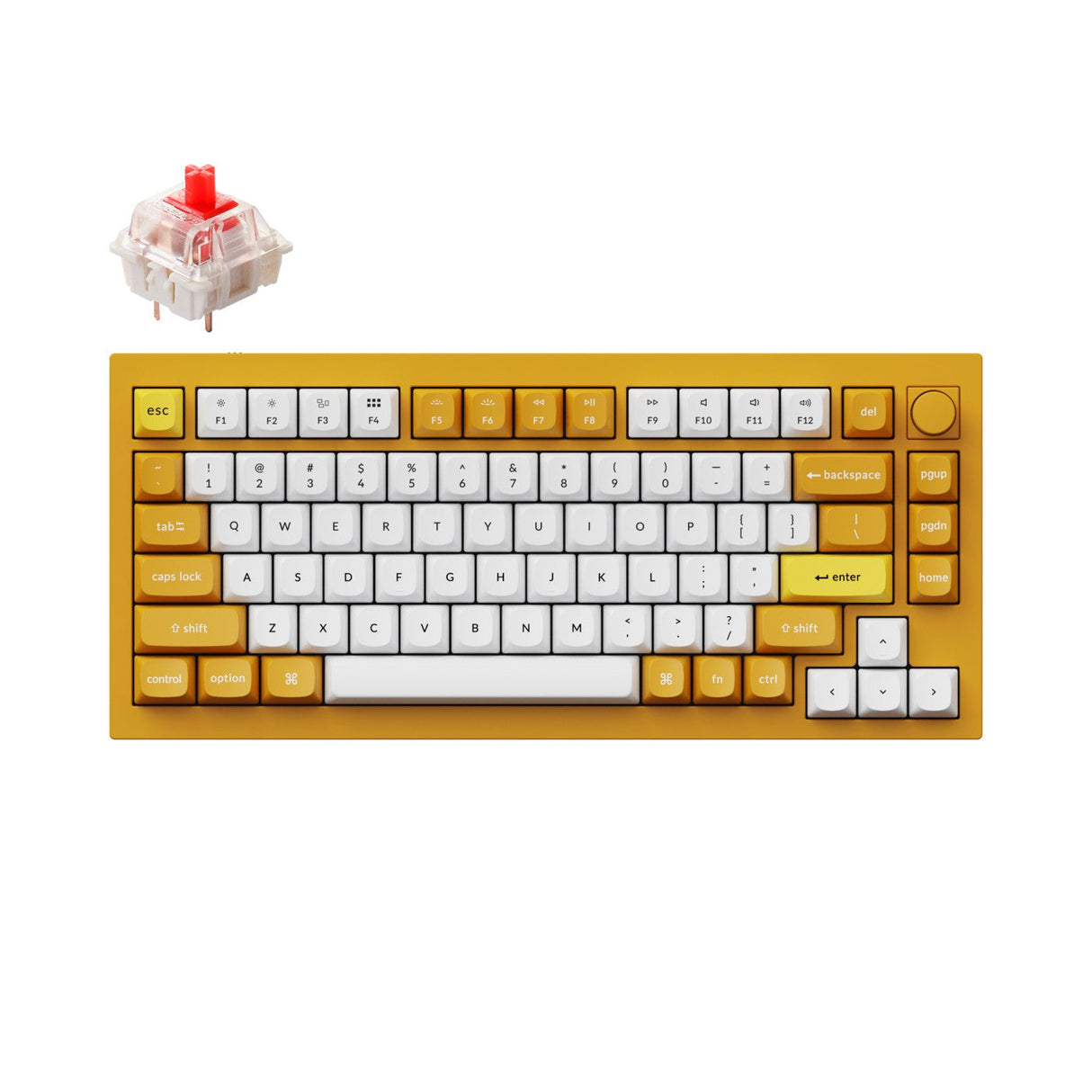 Keychron Q1 QMK Custom Mechanical Keyboard - Version 2（US ANSI Layout）