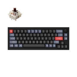 Keychron Q2 custom mechanical keyboard fully assembled version knob version carbon black version a Gateron G Pro brown switch