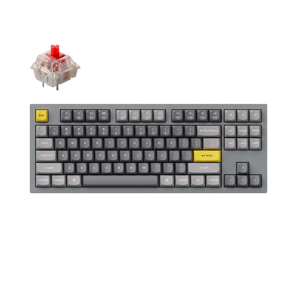 Keychron Q3 QMK Custom Mechanical Keyboard(US ANSI Layout)