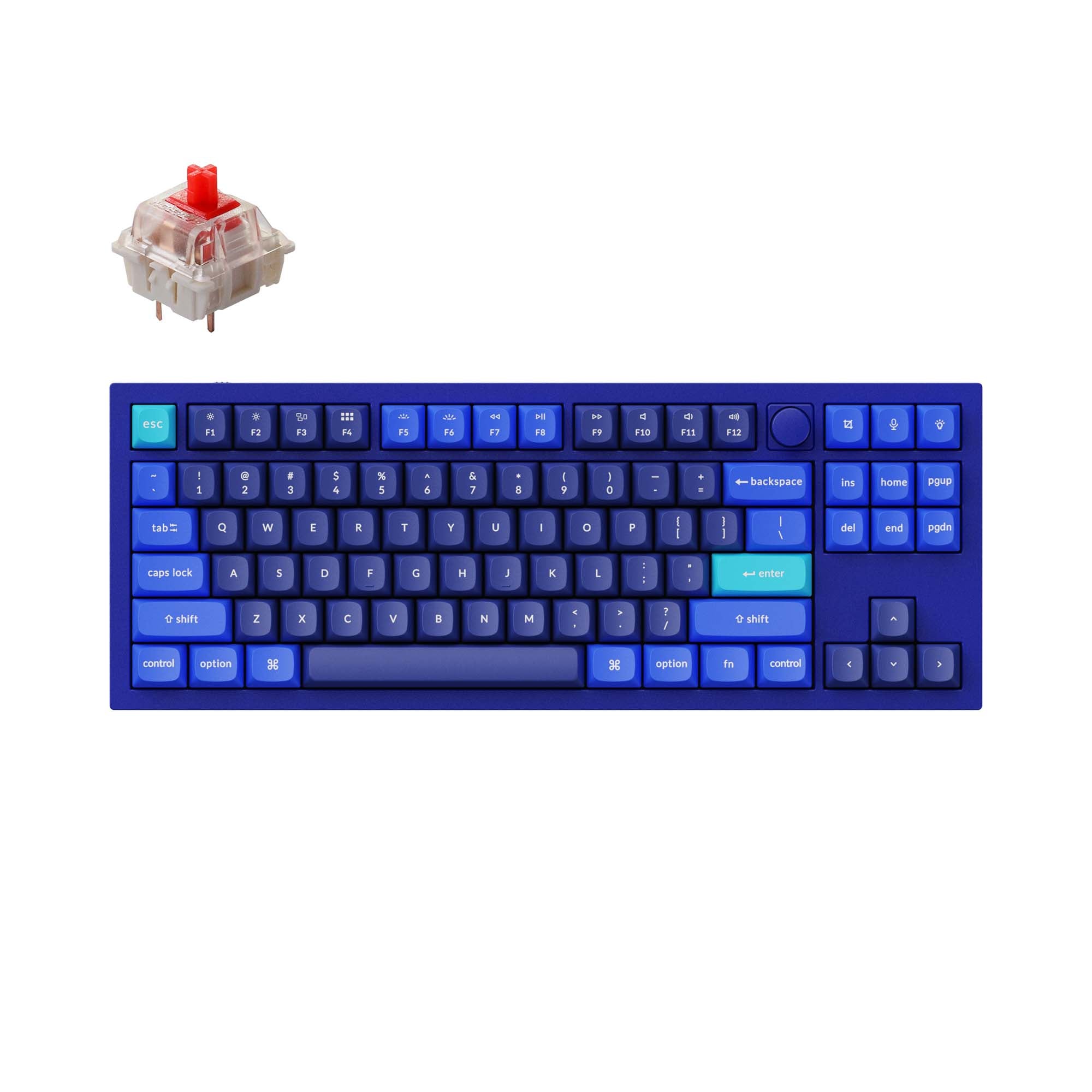Keychron-Q3-tkl-qmk-custom-mechanical-keyboard-knob-version-blue-red-B